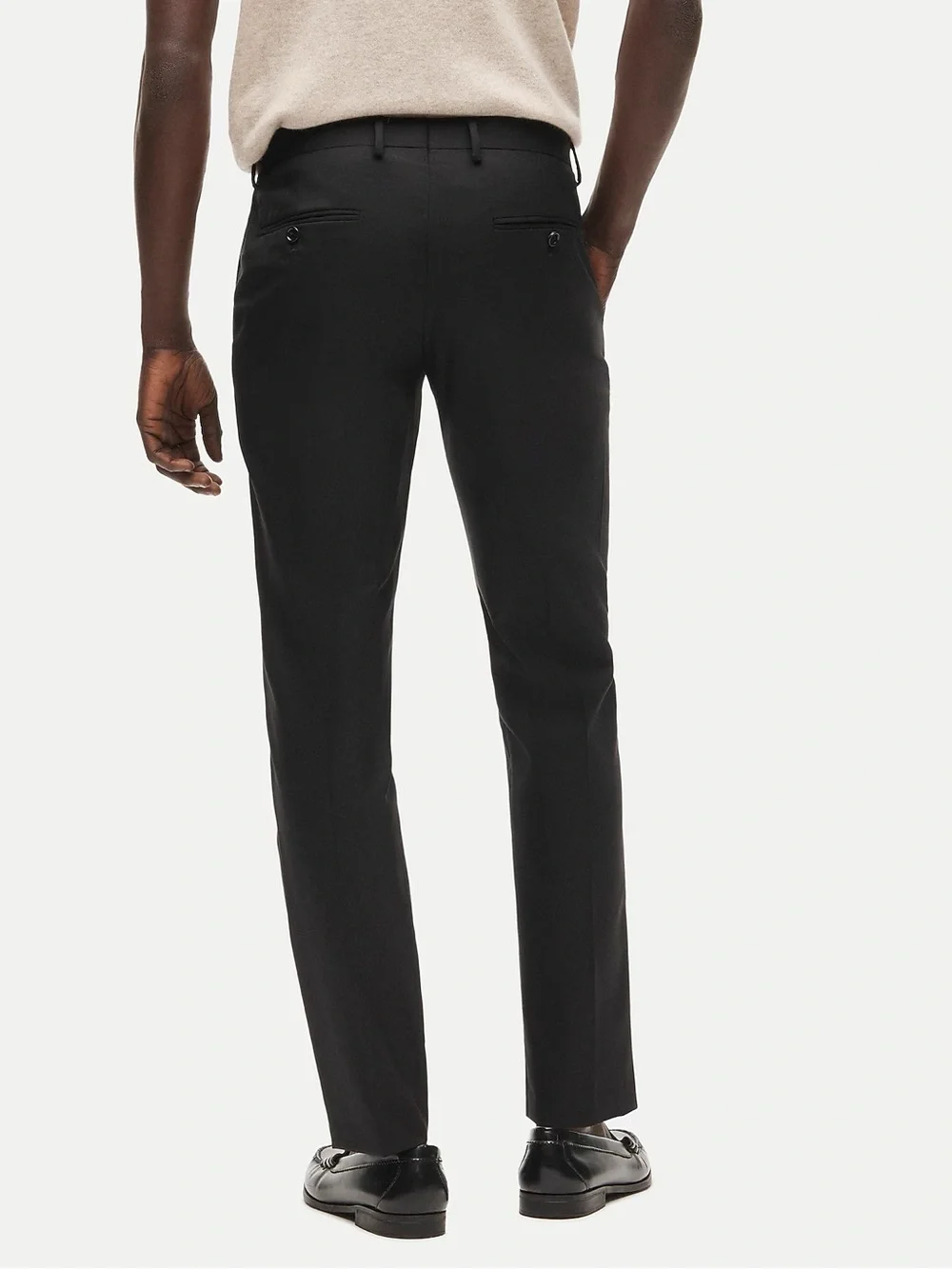 J. CREW Ludlow Slim-fit suit pant in Italian wool Black Size 31 NWT $250 43966